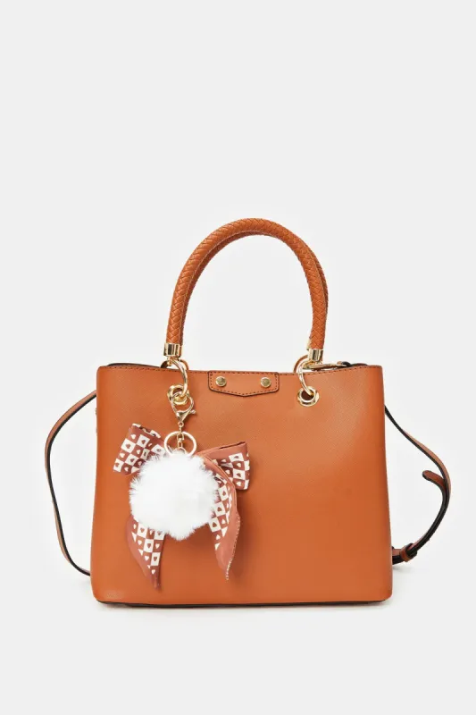 Women Tan Embellished Day Bag sold by Redtag