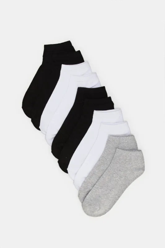 Women Assorted Plain Ankle Socks Set (Pack Of 5) sold by Redtag