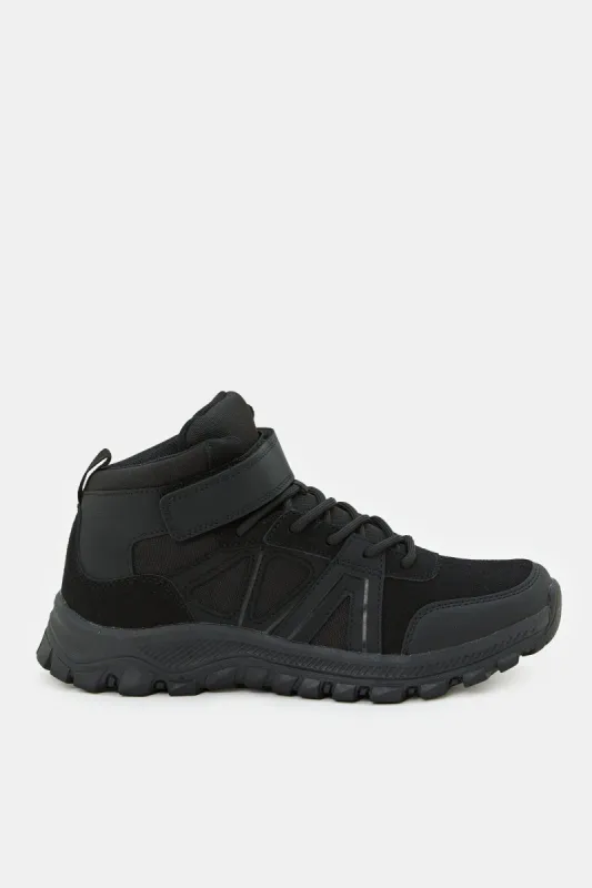 Men Black High Top Sneakers sold by Redtag