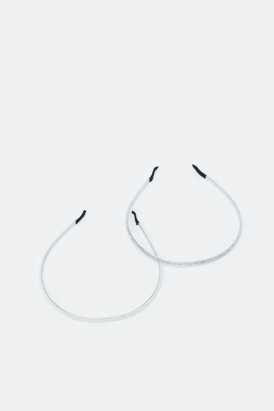 Women Silver Headband Set (Pack of 2) sold by Redtag
