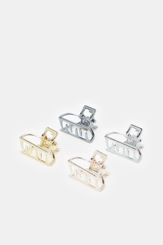 Women Assorted Hair Claw Set (Pack of 4) sold by Redtag