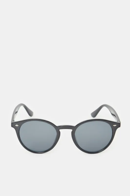 Men Black Round Sunglasses sold by Redtag