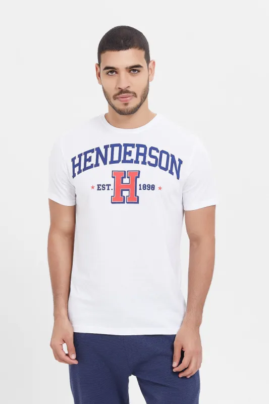 Men White Graphic T-Shirt sold by Redtag