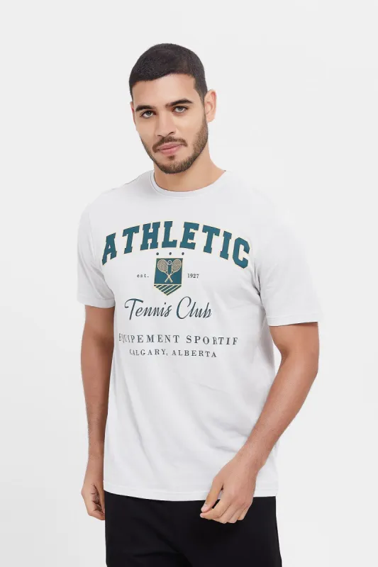 Men Grey Graphic T-Shirt sold by Redtag