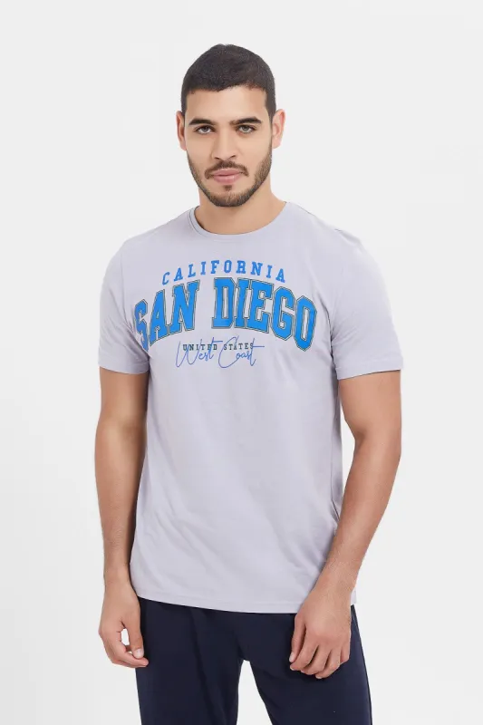 Men Blue Graphic T-Shirt sold by Redtag