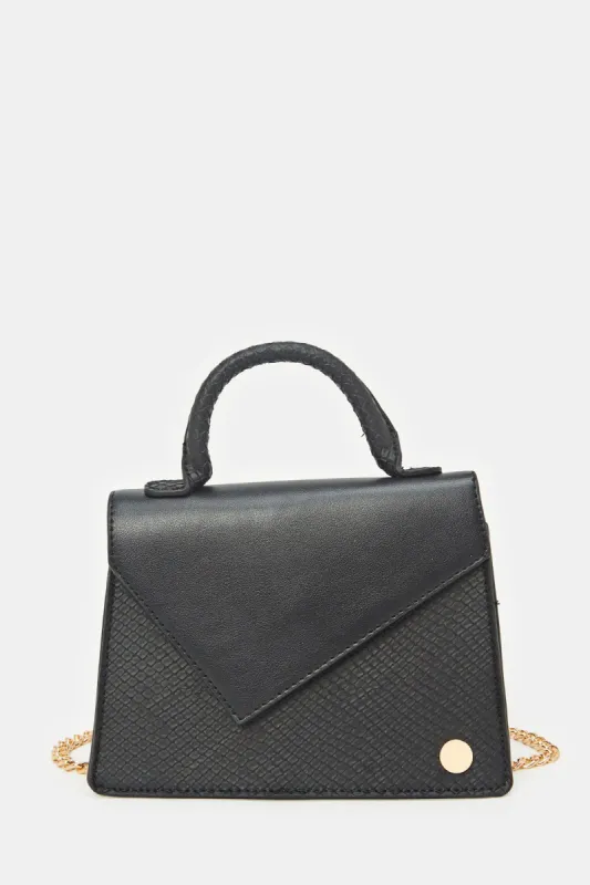 Women Black Cross Body Bag sold by Redtag