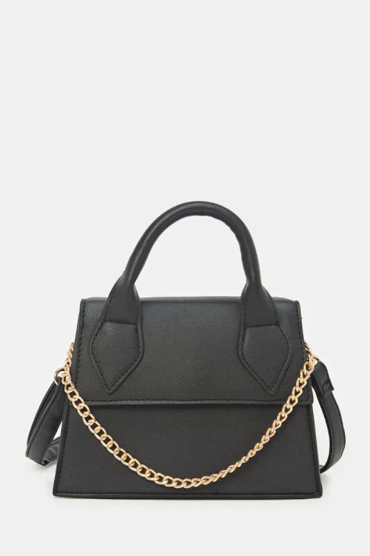 Women Black Cross Body Bag sold by Redtag