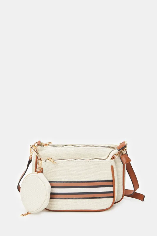 Women Beige Cross Body Bag sold by Redtag