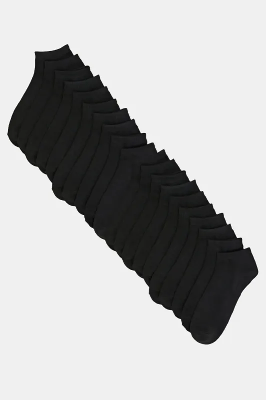 Women Black Ankle Socks (Pack Of 10) sold by Redtag