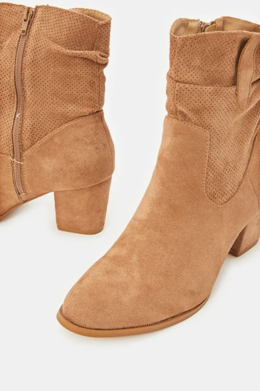 Women Beige Boots sold by Redtag