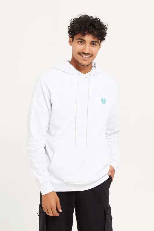 Men Ecru Basic Hoodie sold by Redtag