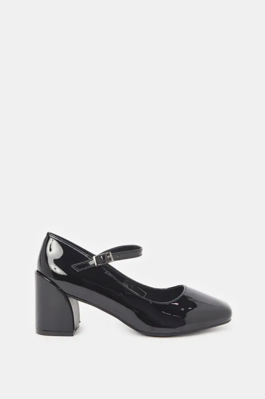 Women Black Patent Mary Jane Shoes sold by Redtag