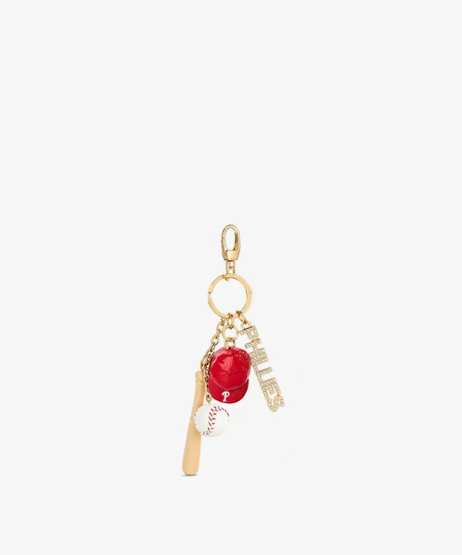 MLB Philadelphia Phillies Baseball Bag Charm made by MLB