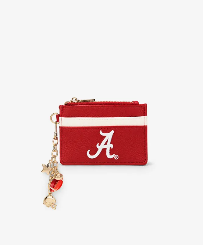 Alabama Crimson Tide Card Holder with Football Charm made by NCAA