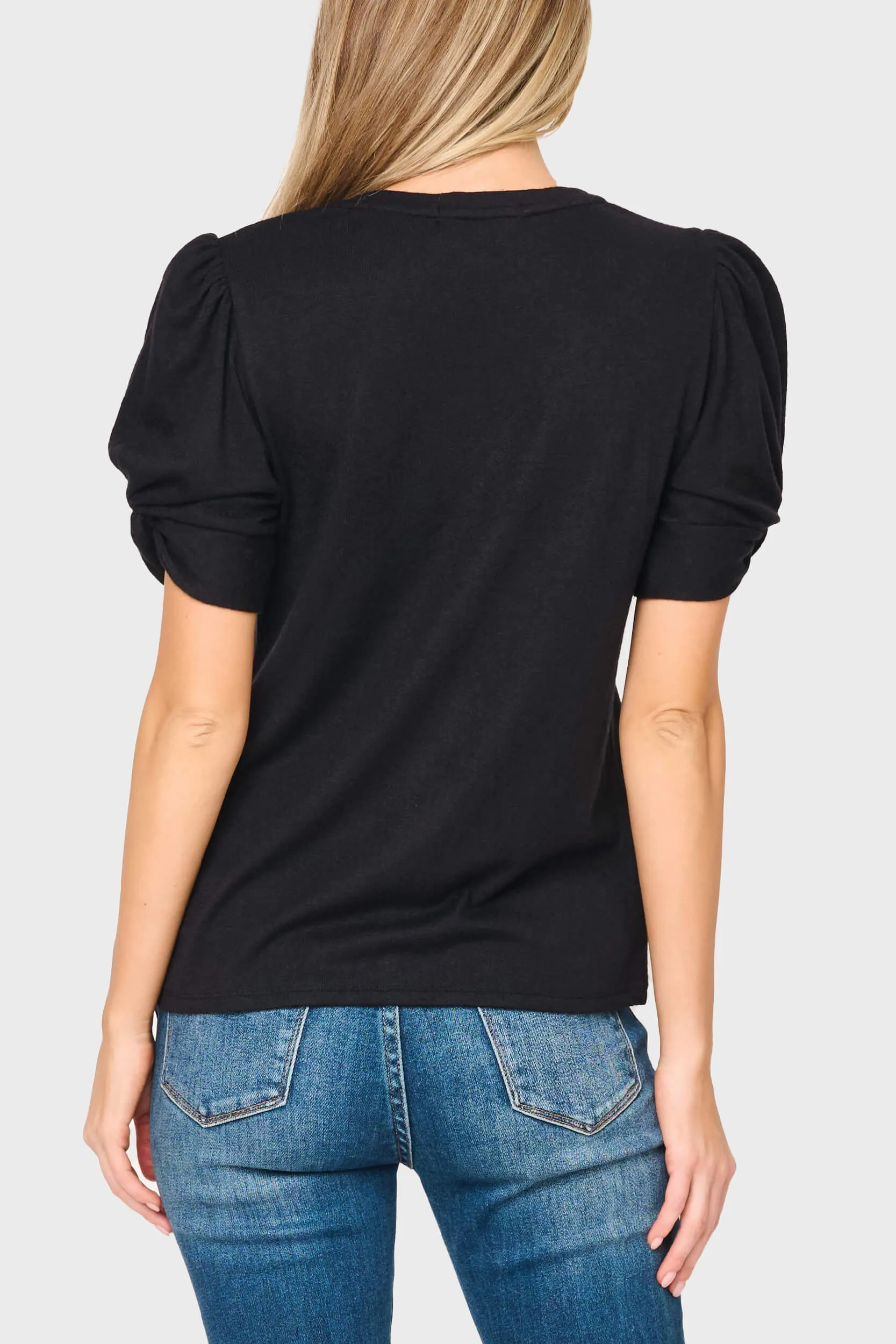 Twist Sleeve Luxe Tee sold by Gibsonlook product image thumbnail 3
