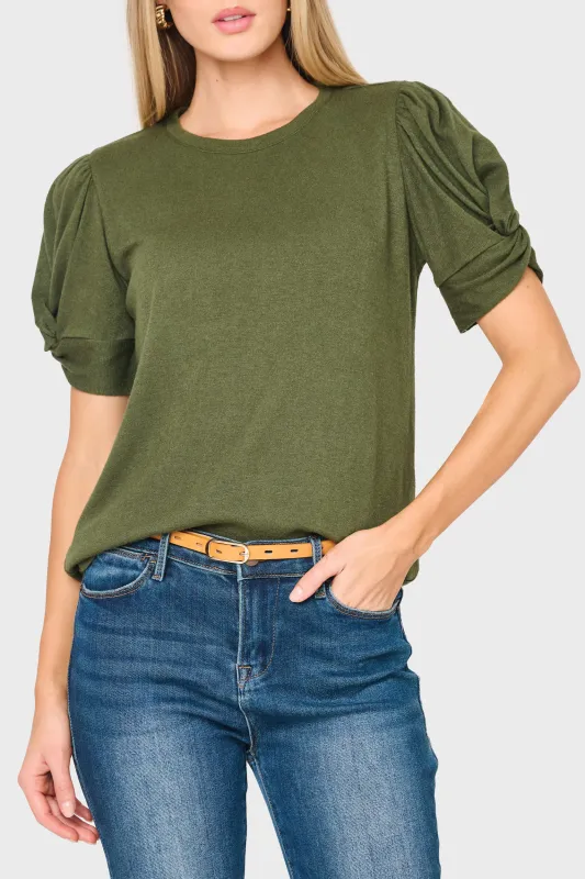 Twist Sleeve Luxe Tee made by Gibsonlook