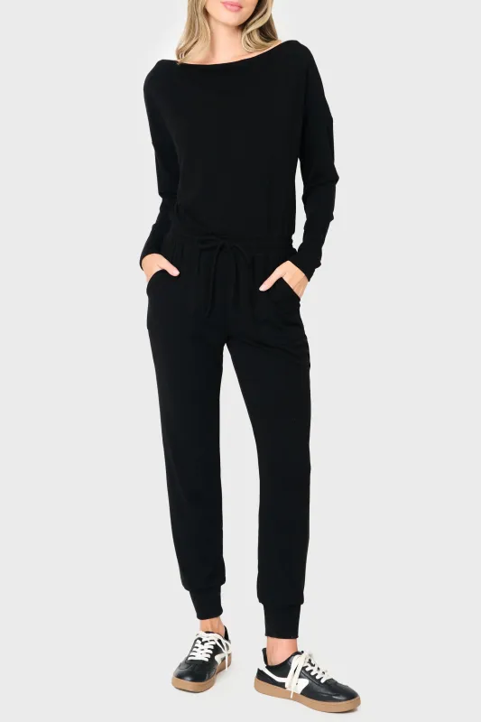 Off Shoulder Soft Luxe Jumpsuit made by Gibsonlook