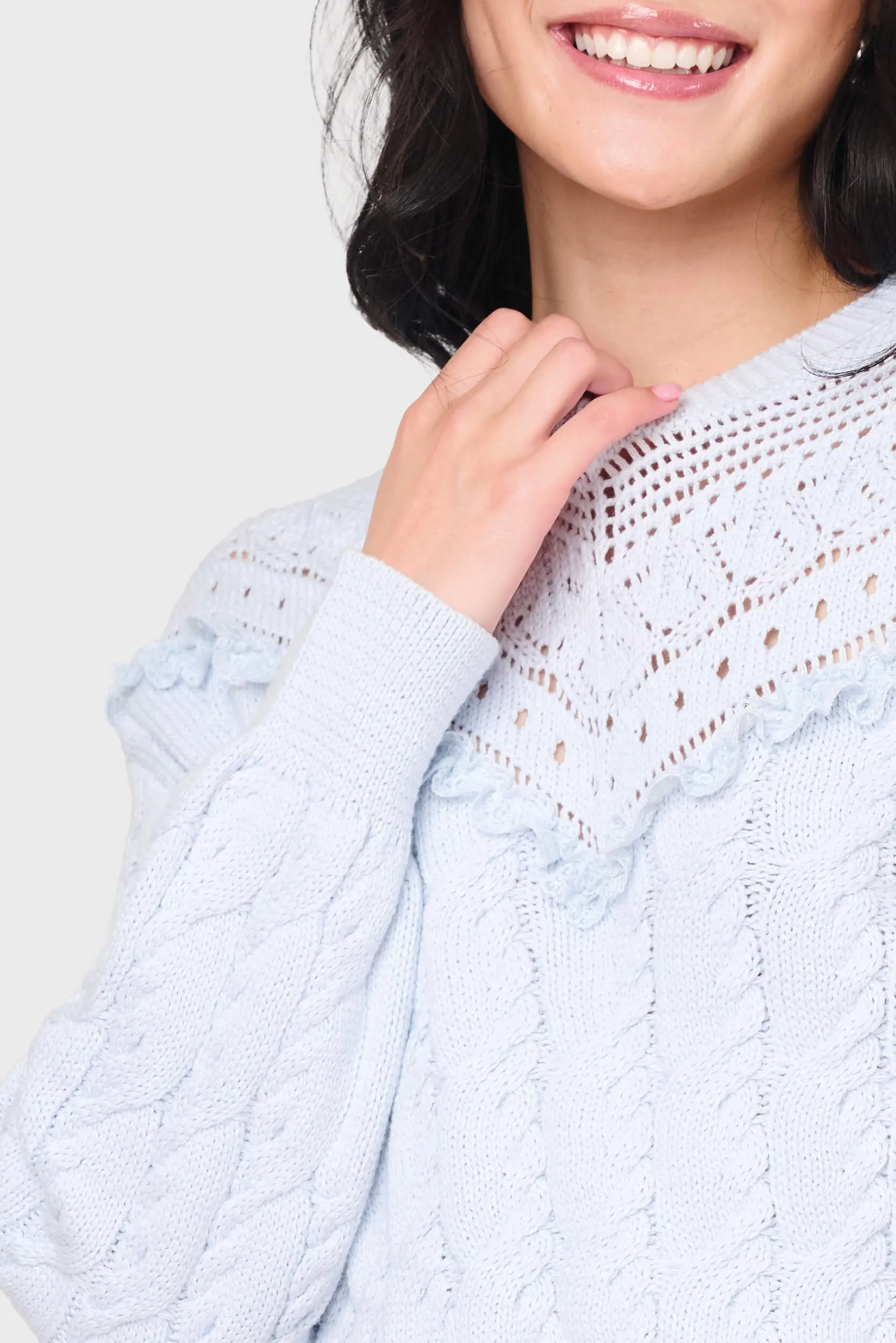 Soft Crochet Lace Sweater sold by Gibsonlook product image thumbnail 2