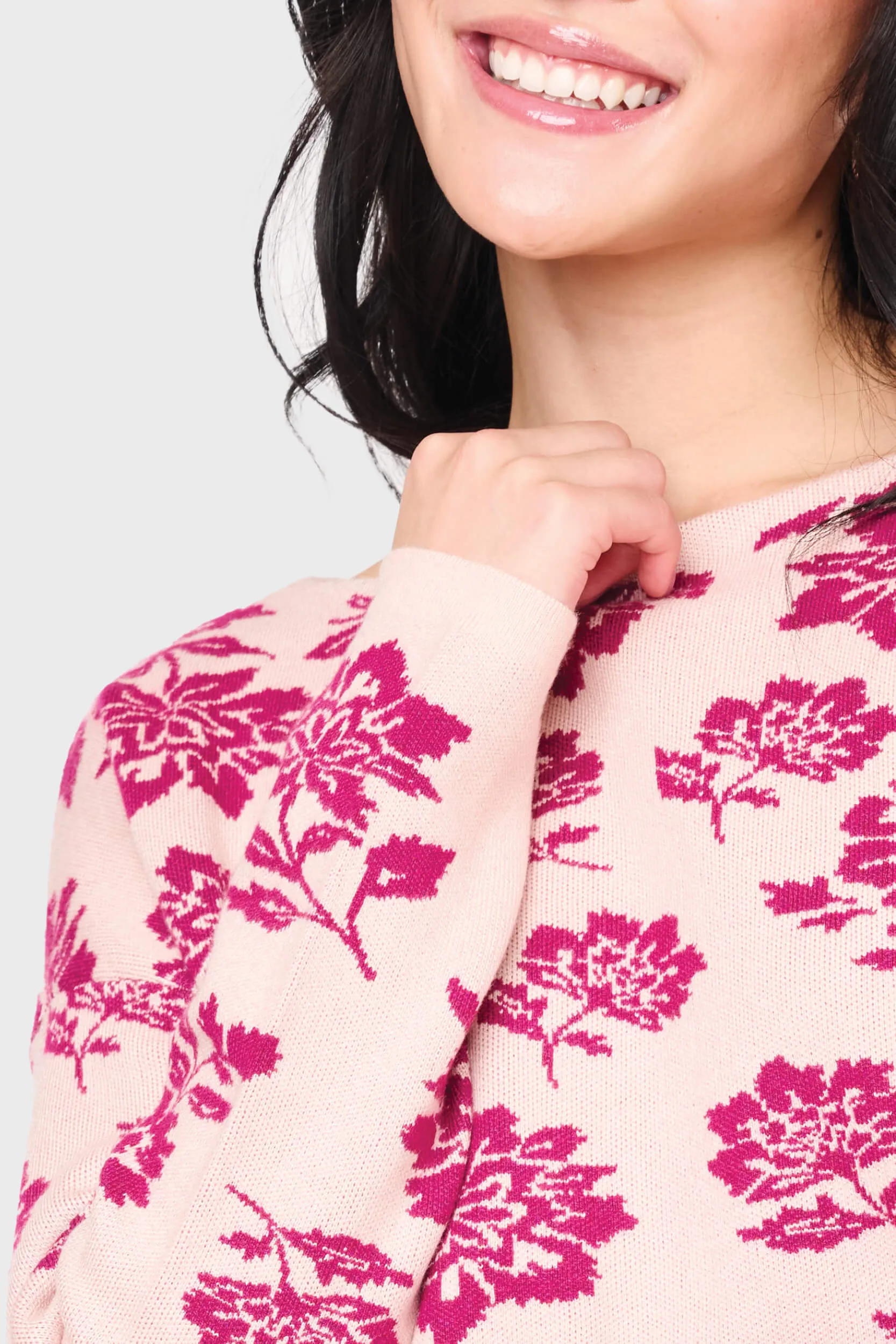 Intarsia Slouchy Luxe Sweater sold by Gibsonlook product image thumbnail 2