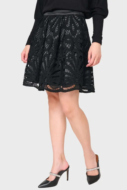 Lovely In Lace Box Pleat Skirt sold by Gibsonlook