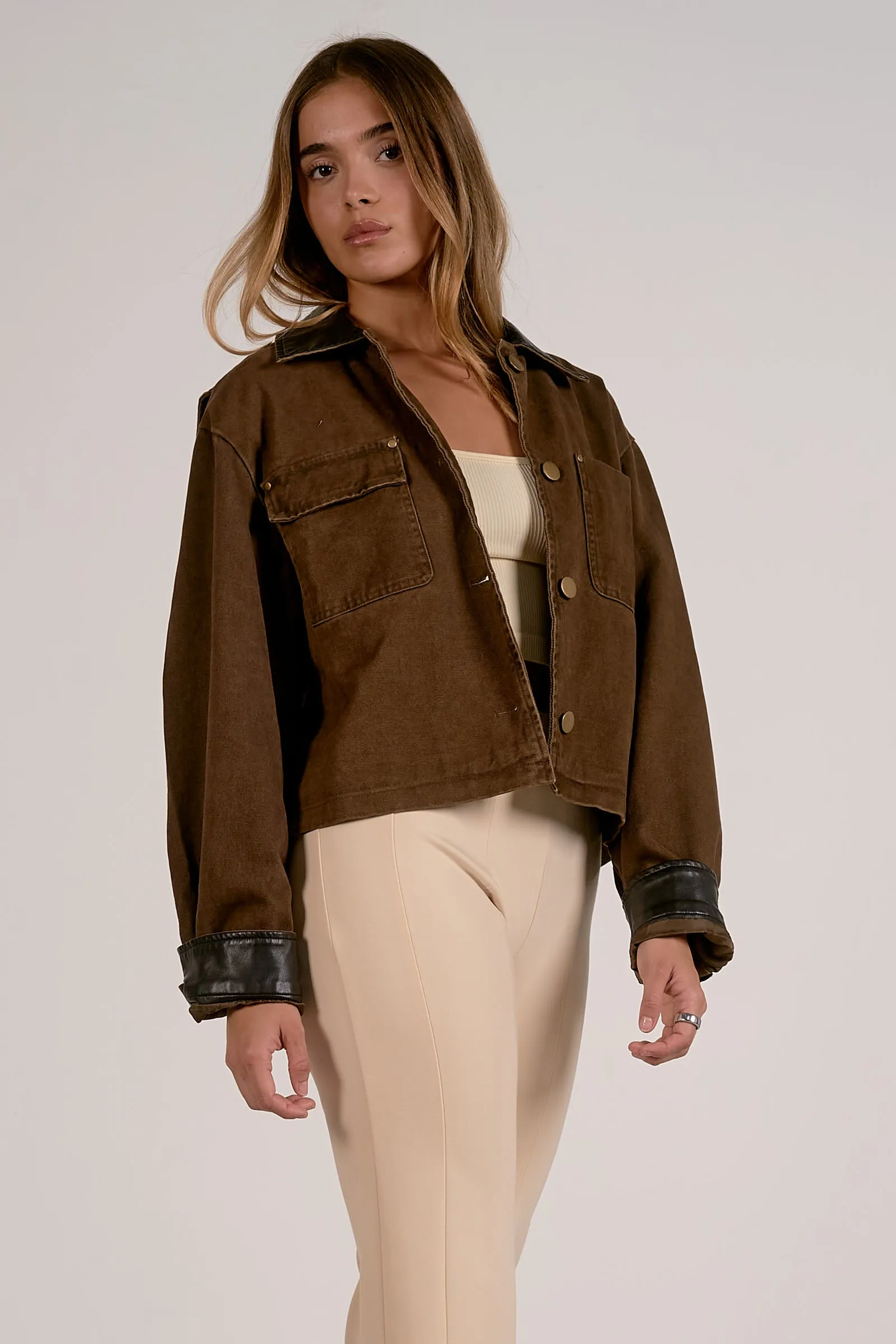Elan Cocoa Jacket sold by Gibsonlook product image thumbnail 3