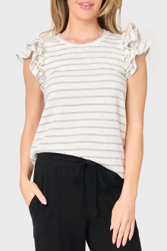 Butterfly Stripe Knit Top sold by Gibsonlook