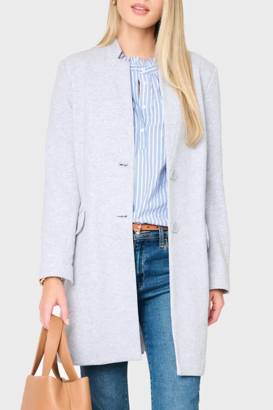 Notch Collar Knit Topper Jacket sold by Gibsonlook