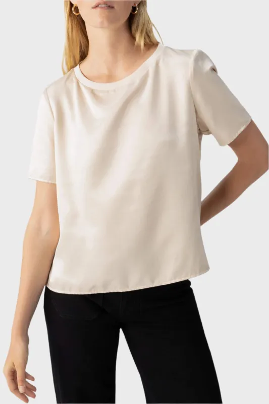 Sanctuary Timeless Satin Tee sold by Gibsonlook