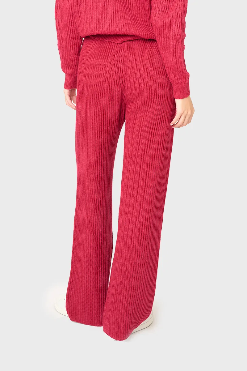 Drawstring Pull On Ribbed Sweater Knit Pant sold by Gibsonlook product image thumbnail 3