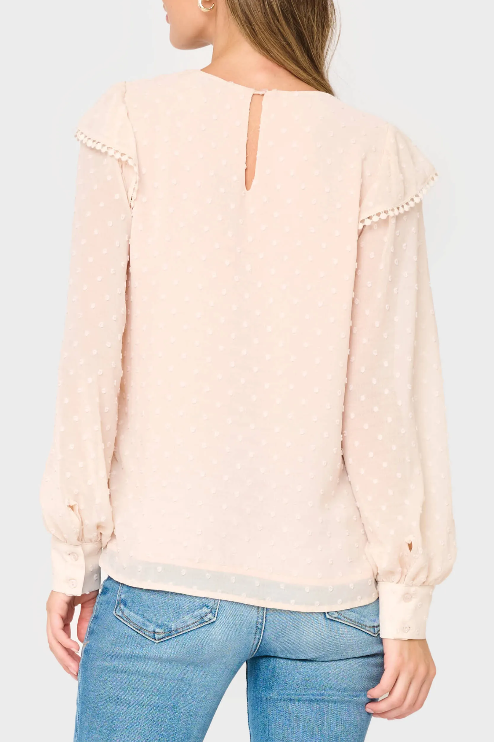 Ophelia Ruffle Boho Blouse sold by Gibsonlook product image thumbnail 4