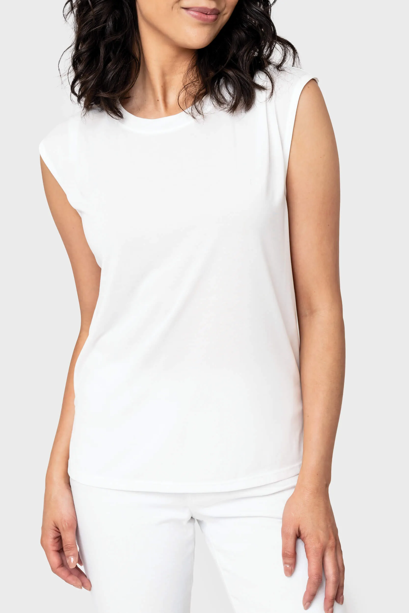 The Favorite Luxe Essentials Crew Tee sold by Gibsonlook
