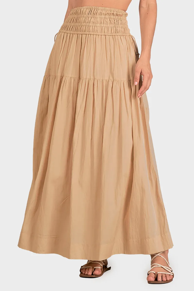 Elan Tiered Maxi Skirt sold by Gibsonlook