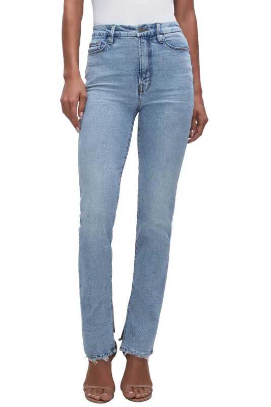 Good American Good Boy Straight Jeans sold by Gibsonlook