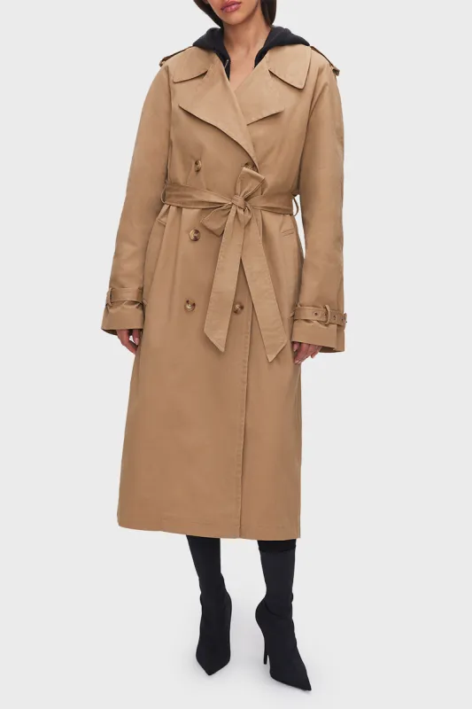 Good American Chino Trench made by Good American