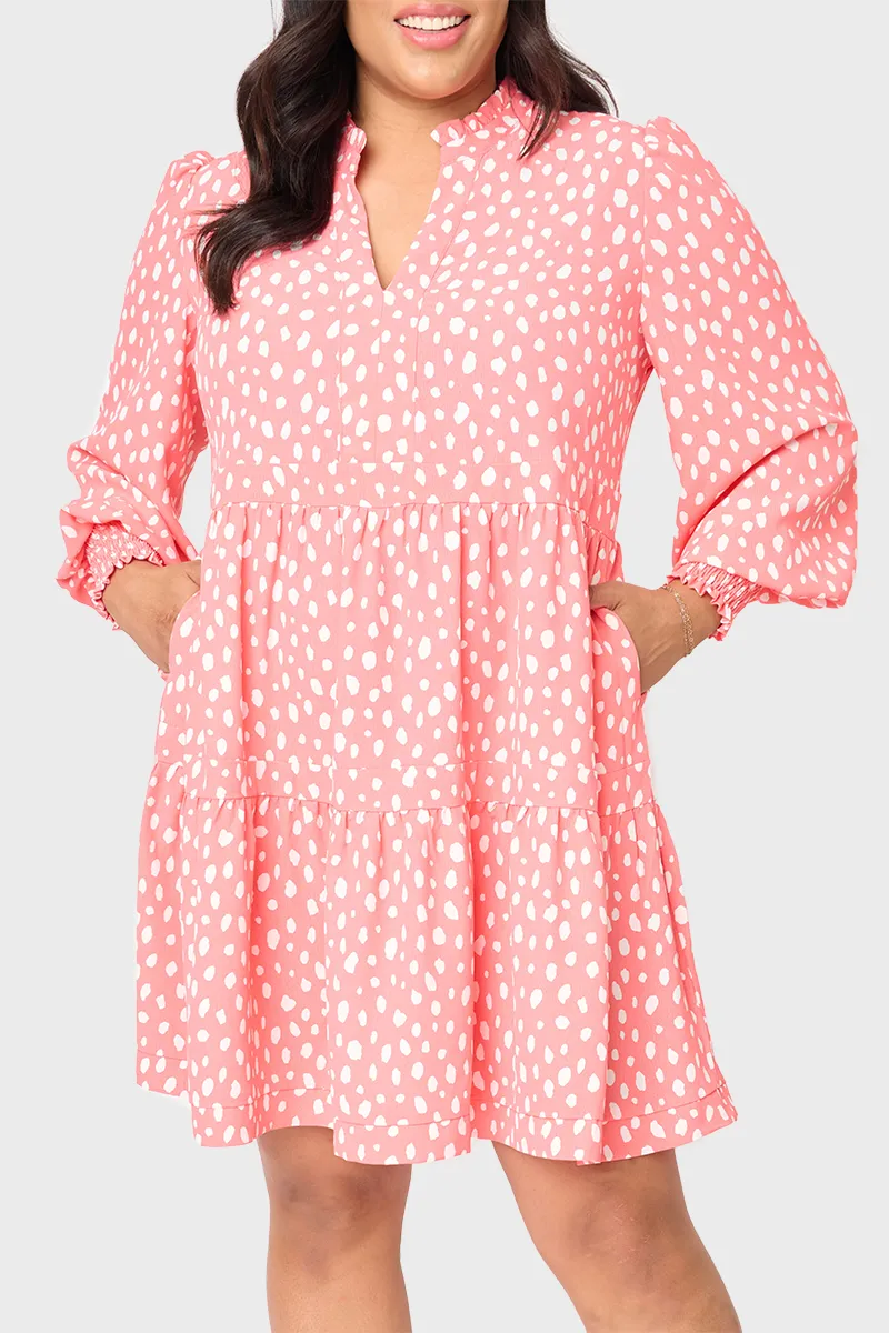 Long Sleeve Decked Out Day Dress sold by Gibsonlook product image thumbnail 3