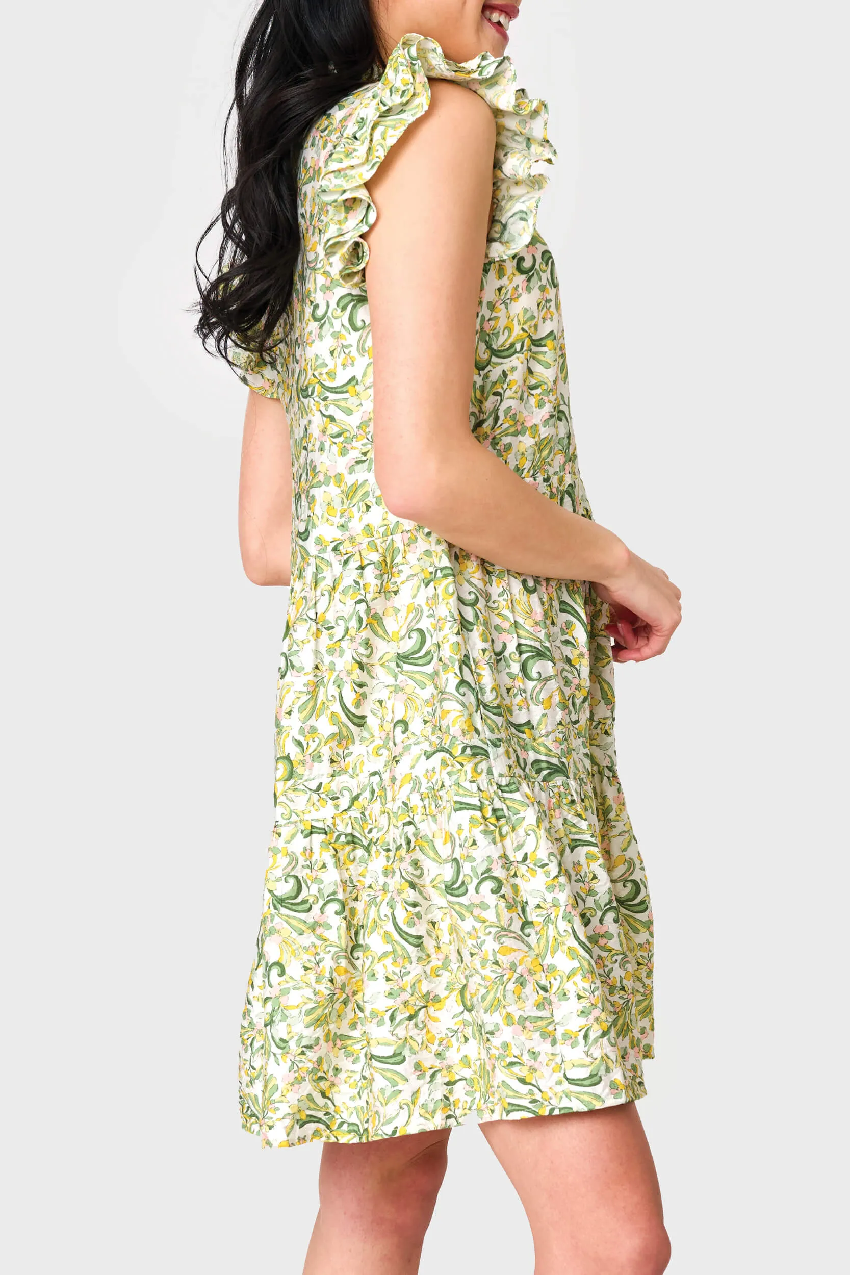 Flutter Sleeve Decked Out Day Dress sold by Gibsonlook product image thumbnail 3