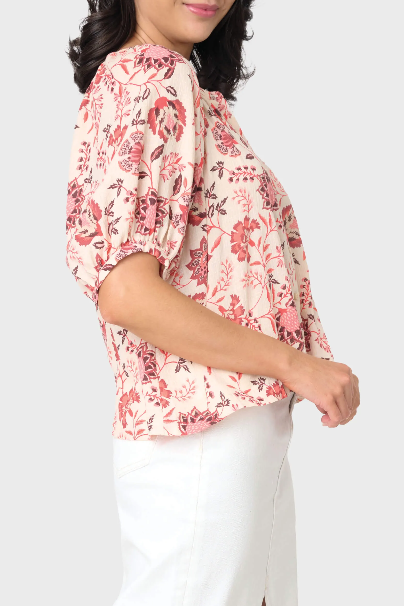 Sanctuary Bubble Sleeve Boho Blouse sold by Gibsonlook product image thumbnail 2