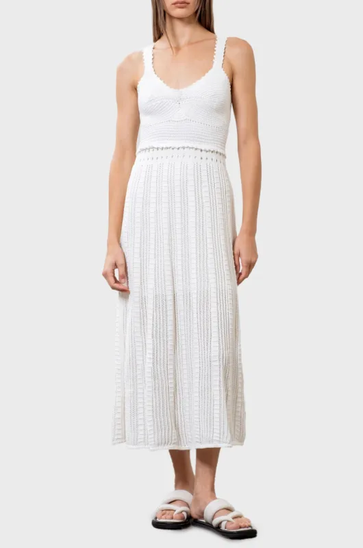 Moon River Crochet Midi Dress made by Moon River