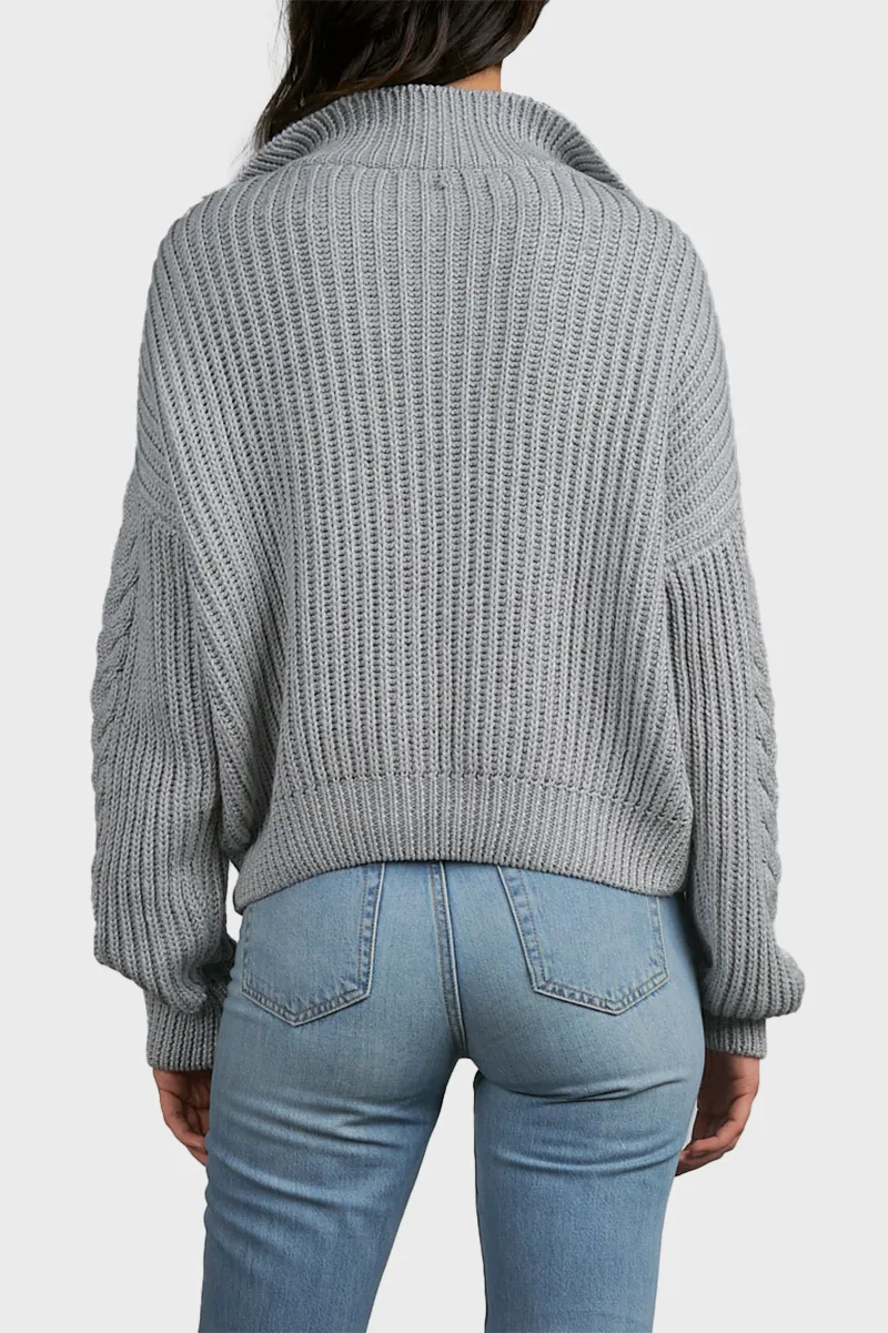 Elan Seed Stitch Shawl Collar Pullover Sweater sold by Gibson product image thumbnail 2