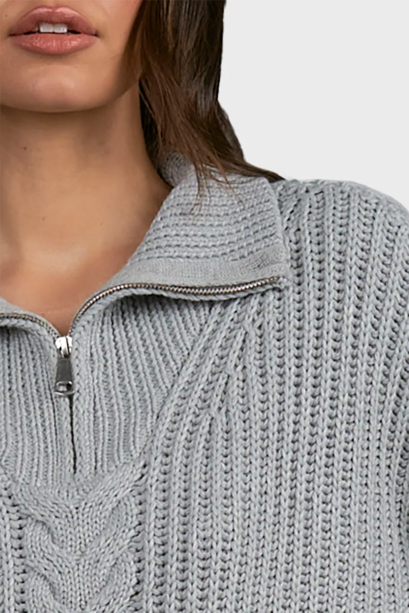 Elan Seed Stitch Shawl Collar Pullover Sweater sold by Gibson product image thumbnail 3