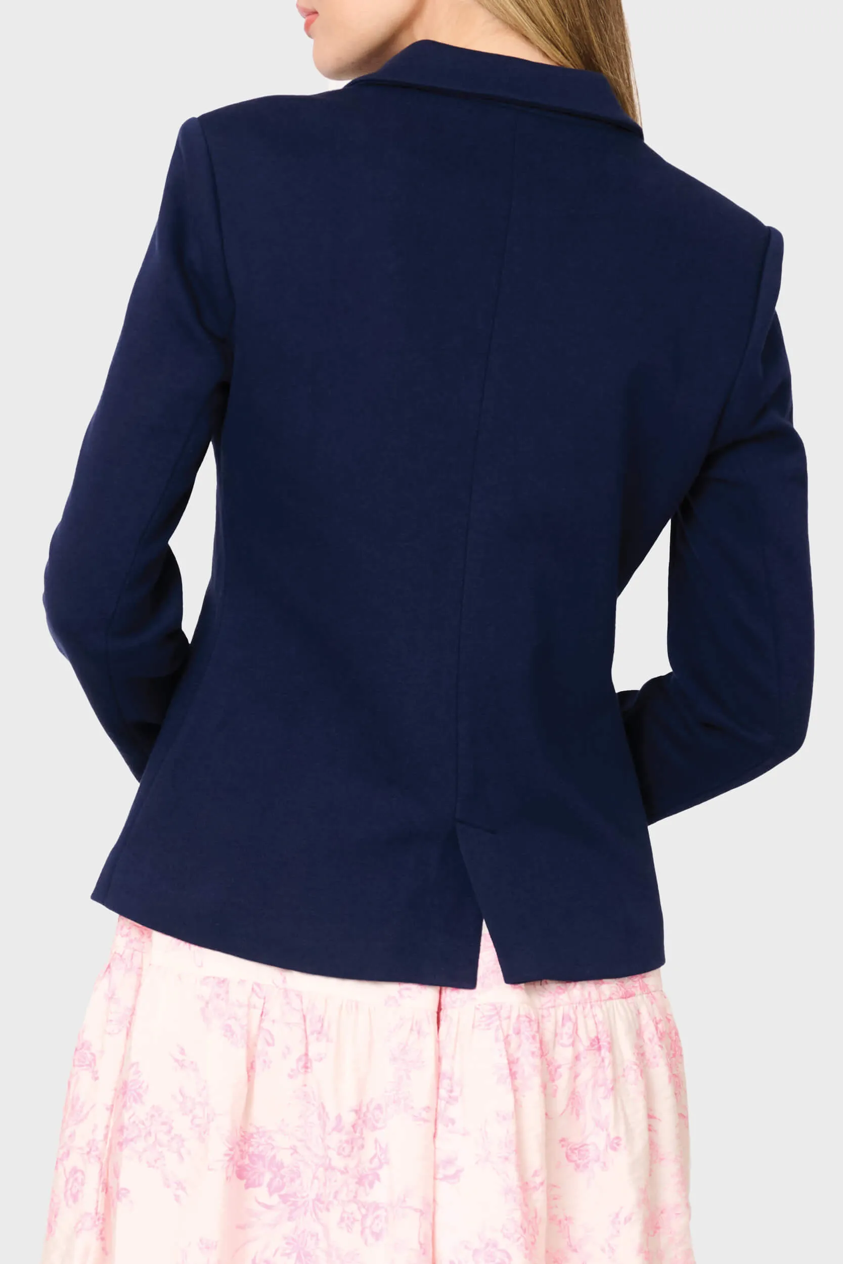 Double Breasted Blazer in Navy Peacoat sold by Gibsonlook product image thumbnail 3