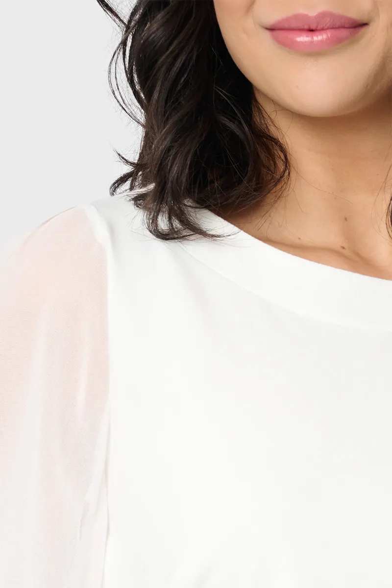 Mixed Media Long Sleeve Top sold by Gibson product image thumbnail 2