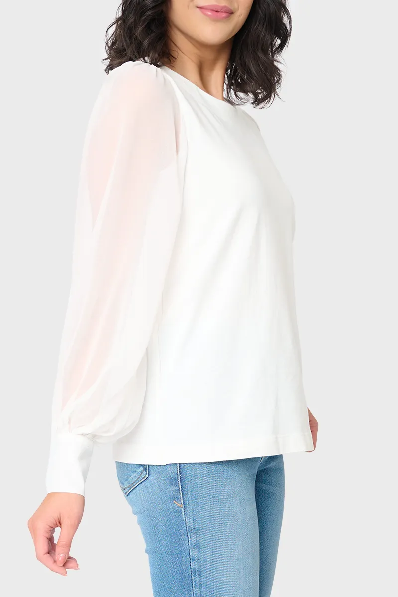Mixed Media Long Sleeve Top sold by Gibson product image thumbnail 3