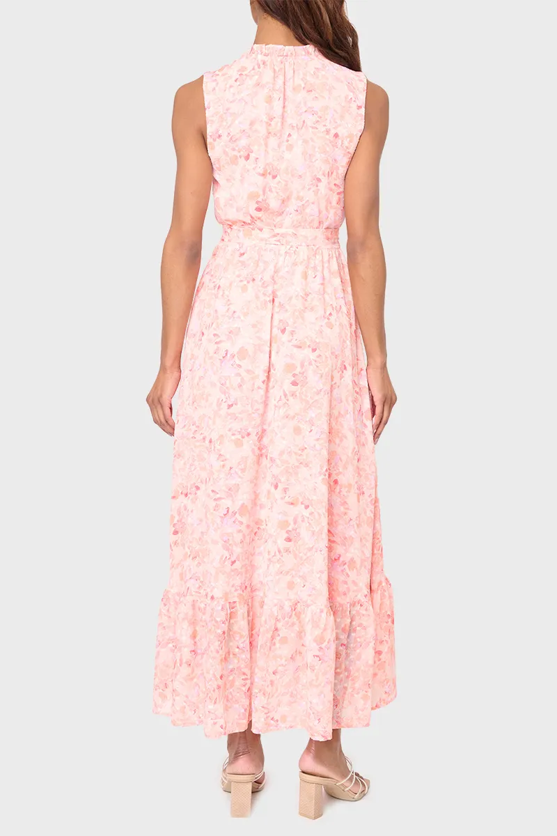 Lindsey Sleeveless Button Placket Maxi Dress sold by Gibsonlook product image thumbnail 4
