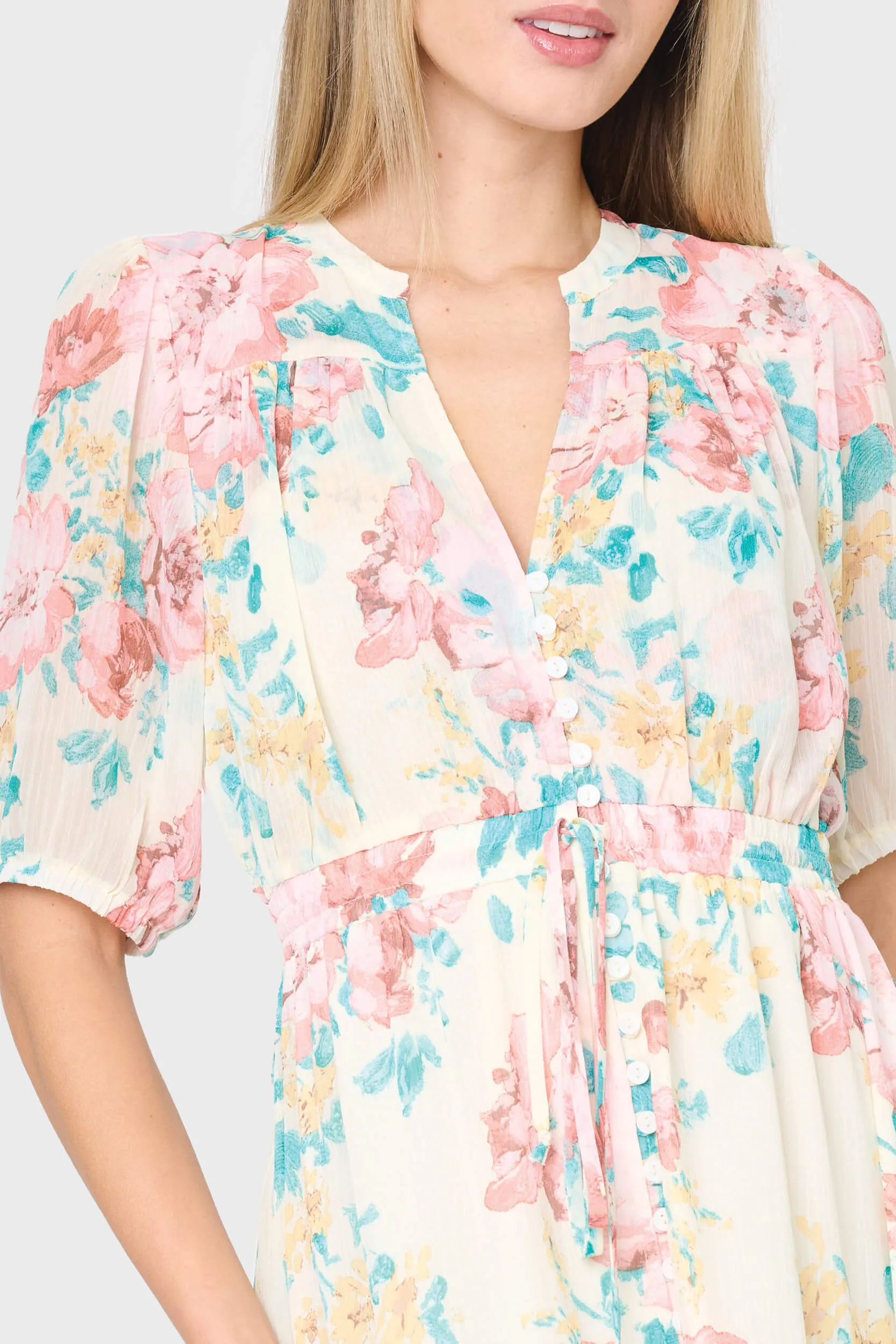 Kira Drawstring Midi Dress sold by Gibsonlook product image thumbnail 2