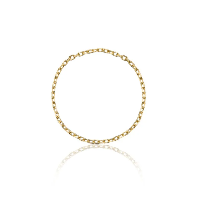 Solid Gold Chain Ring sold by Lily & Roo