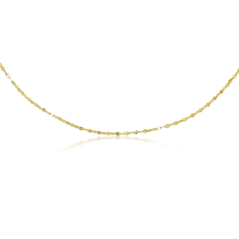 Gold Sparkle Chain Necklace sold by Lily & Roo