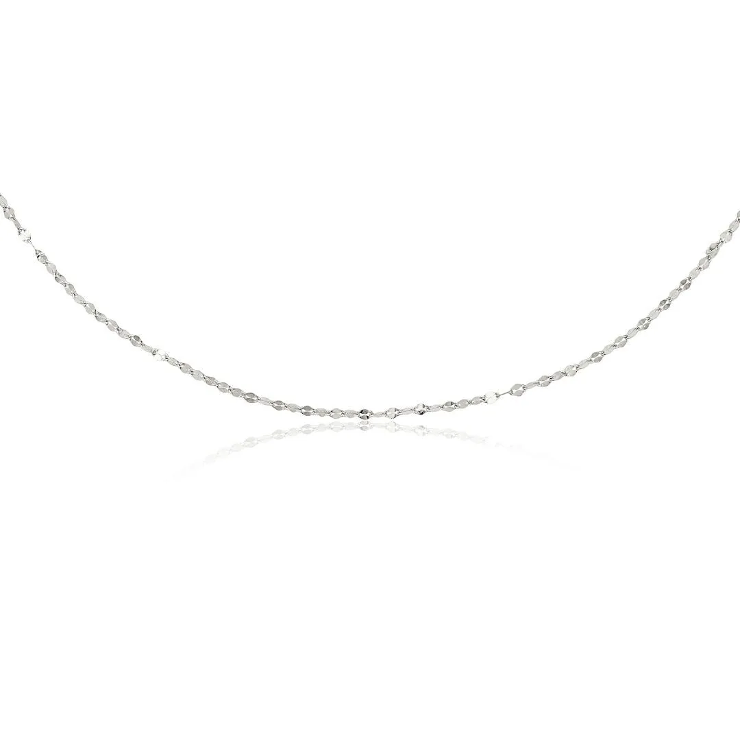 Silver Sparkle Chain Necklace sold by Lily & Roo