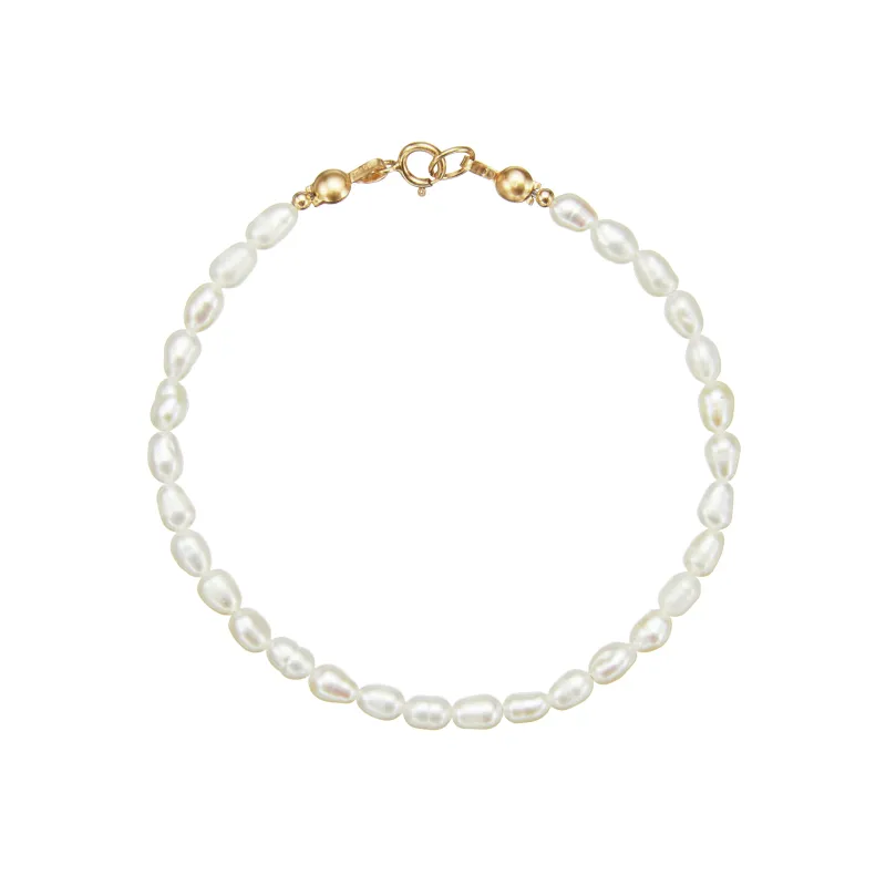 Gold Seed Pearl Bracelet sold by Lily & Roo