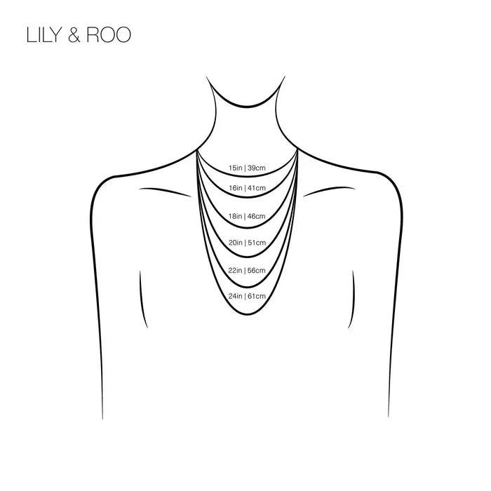 Solid White Gold Lapis Gemstone Cluster Choker sold by Lily & Roo product image thumbnail 3